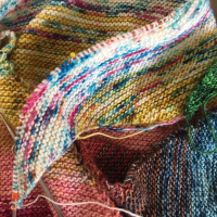 Easy Knitting FREE Shawl Pattern For Gradient Yarns