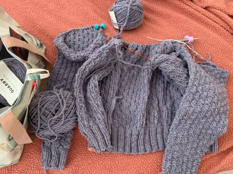 Knitting (Nope) the Complicated Oxbow Cardigan – New England's Narrow Road