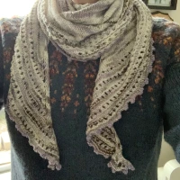 Crescent-shaped Shawls to Knit